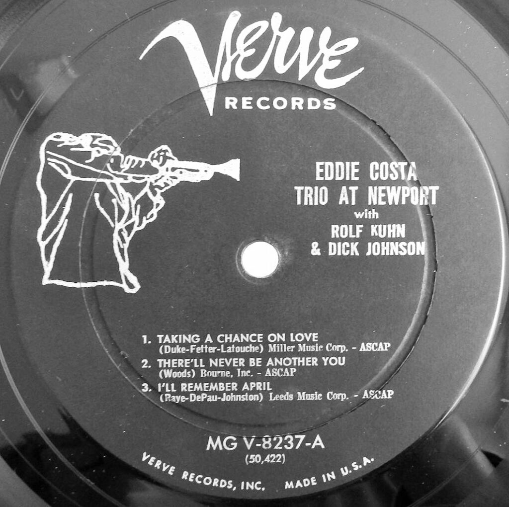 ジャズ廃盤百景9回 EDDIE COSTA / AT NEWPORT | レコード買取【総合No 