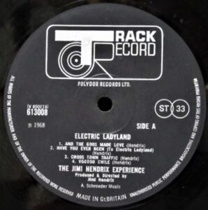 The Jimi Hendrix Experience / Electric Ladyland オリジナル盤 