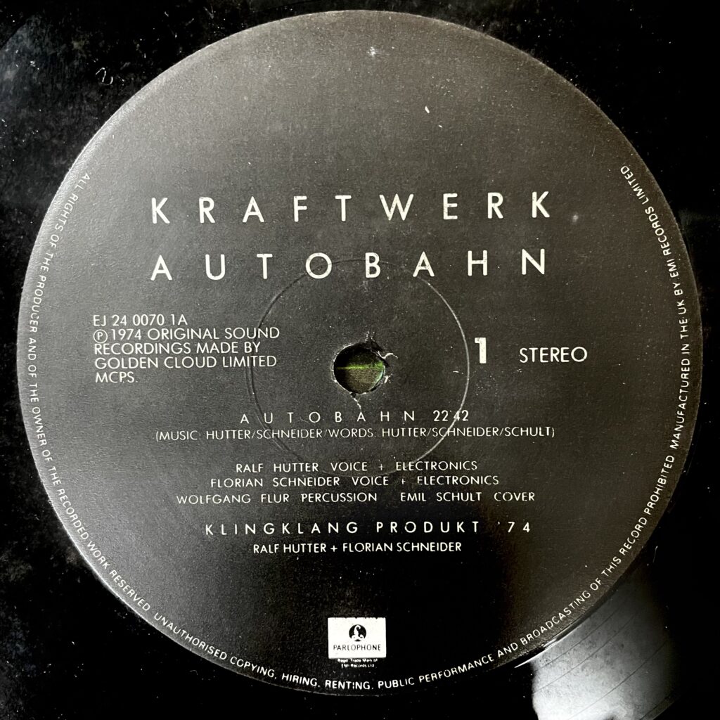 ☆Kraftwerk クラフトワーク ☆Autobahn アウトバーン☆LPレコード