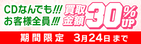期間限定レコード30%アップキャンペーン